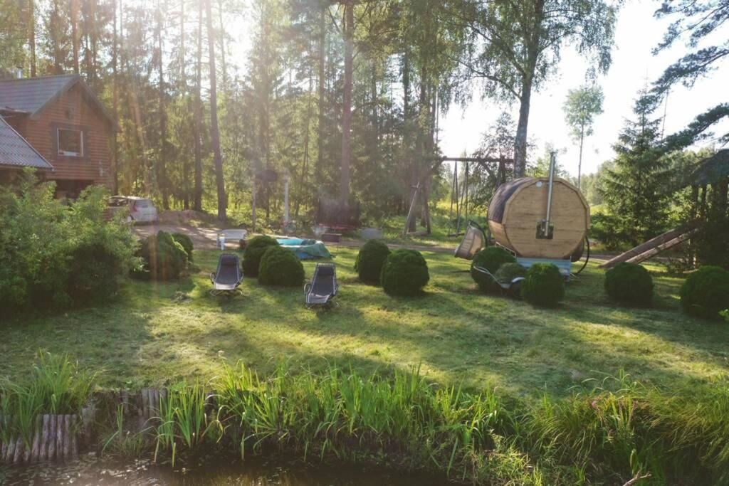 Дома для отпуска Dragon house in the tree! Jacuzzi, Sauna , Apkure! Līči