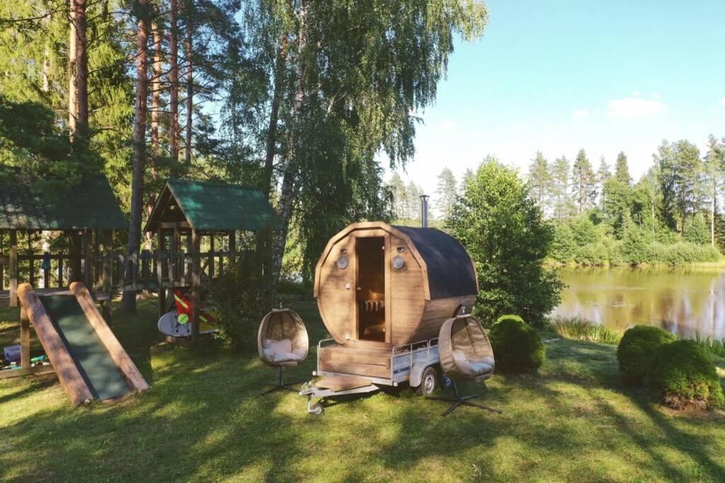 Дома для отпуска Dragon house in the tree! Jacuzzi, Sauna , Apkure! Līči